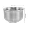 HAPINARY Stainless Steel Shaving Soap Bowl for Men Durable Shaving Mug Compact Grooming Tool for Effortless Cleaning Travel Friendly Design for Cream view 2