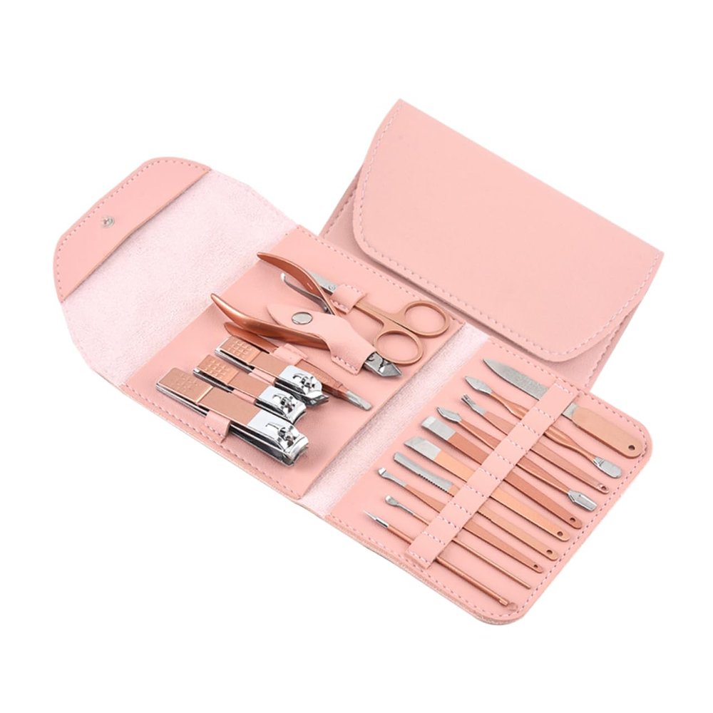Beaupretty 16pcs Nail Clippers Kit Fingernail Cutters Set Nail File Manicure Tools Cutter Trimmer for Hand Foot Care