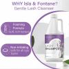 ISLA & FONTANE Lash Shampoo Bulk  Multi-Scent Series  68 fl oz / 2L | Gentle Eyelash Cleanser for Lash Extensions | Non-Irritating | Professional Lash Bath Foam For Salon And Home Use (Lavender) view 2