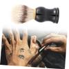 Beaupretty 1pc Men's Beard Brush for Shaving and Grooming Ergonomic Handle Black Bristle for Daily Use and Personal Care view 4