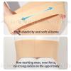 SooTTBE Full Silicone Artificial Baby Bump Fake Pregnant Belly Film Props Real Soft False Maternity for Pretending Pregnancy,Color 1,L view 3