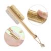 BESTYASH Natural Bristle Foot Scrubber with Handle Pumice Stone Exfoliator for Smooth Skin Tool for and Removal view 2