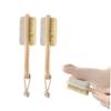 BESTYASH Natural Bristle Foot Scrubber with Handle Pumice Stone Exfoliator for Smooth Skin Tool for and Removal view 4