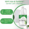 ISLA & FONTANE Lash Shampoo Bulk  Multi-Scent Series  68 fl oz / 2L | Gentle Eyelash Cleanser for Lash Extensions | Non-Irritating | Professional Lash Bath Foam For Salon And Home Use (Aloe Vera) view 2
