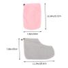 BESTYASH 1 Set Paraffin Wax Therapy Hand and Foot Covers Heat Preservation Gloves and Feet Wraps Moisturizing Wax Treatment for Soft Skin Travel Friendly Design view 2