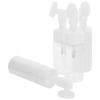 ELAYARD 4pcs Facial Cleansing Brush Cosmetic Bottle Dispenser for Skin Care and Gentle Massage for Daily Use and Travel view 1