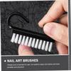 Beavorty 12Pcs Small Horn Nail Brush Set for Manicure and Nail Art Cleaning with Handle for Fingernail Care and Dust Removal view 3