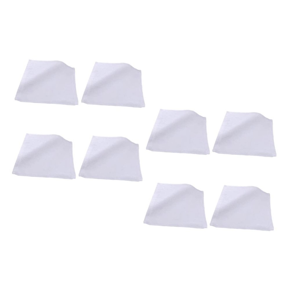 TOVINANNA 8pcs Soft Cotton Facial Towels 30x30cm Absorbent Bathroom Washcloths for Daily Cleansing Lightweight and Quick-Drying Face Towels