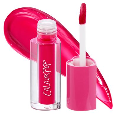 ColourPop HydraPop Glossy Lip Stain - Hydrating Lip Gloss That Fades Into A Soft Tint - Non-Drying & Long-Lasting - Water-Based Gloss-to-Stain Finish - A Little Dramatic (0.11 Fl Oz)