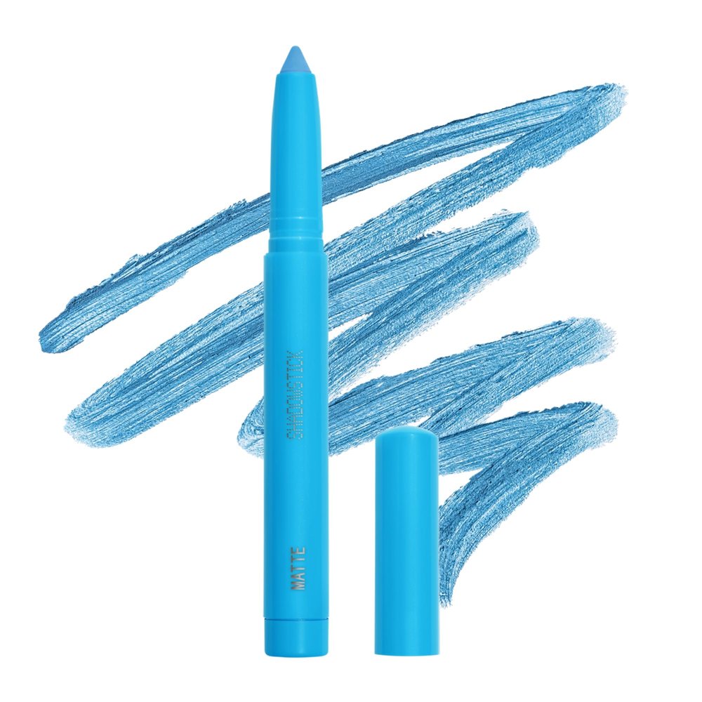 about-face Shadowstick  Long-Wear Cream Eyeshadow Stick  Matte & Pearly Finishes  Vegan, Cruelty-Free, Clean Beauty  0.049 oz (Creature- Matte Blue)