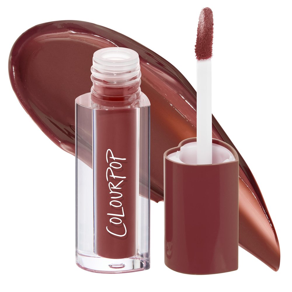 ColourPop HydraPop Glossy Lip Stain - Hydrating Lip Gloss That Fades Into A Soft Tint - Non-Drying & Long-Lasting - Water-Based Gloss-to-Stain Finish - 90s Babe (0.11 Fl Oz)