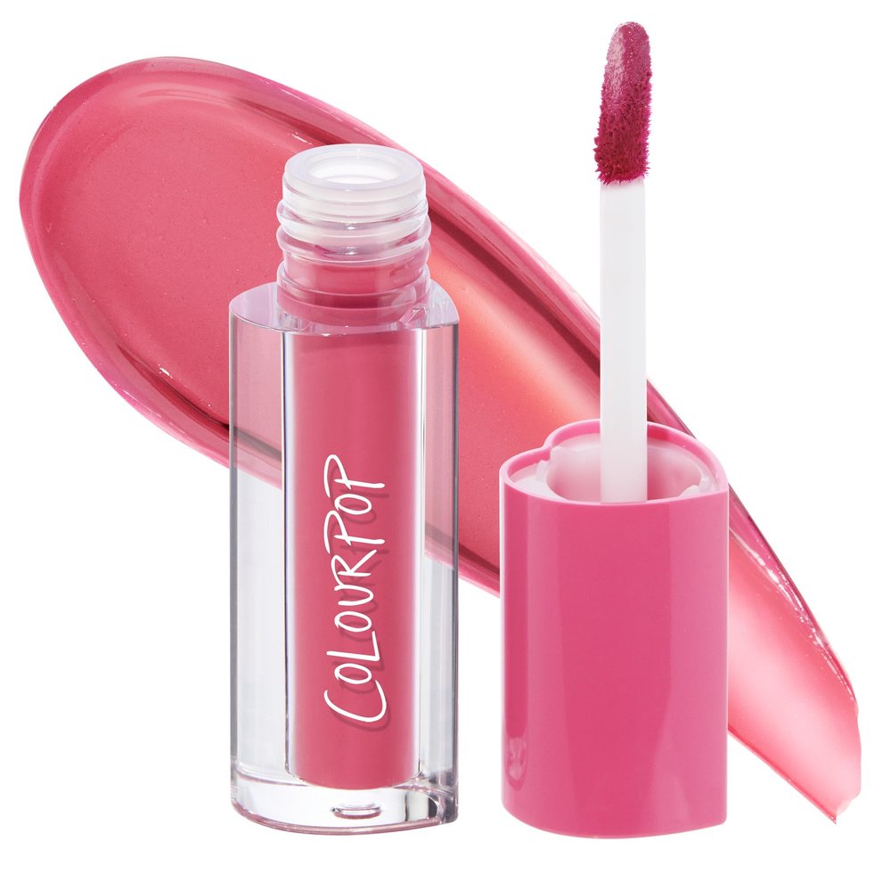 ColourPop HydraPop Glossy Lip Stain - Hydrating Lip Gloss That Fades Into A Soft Tint - Non-Drying & Long-Lasting - Water-Based Gloss-to-Stain Finish - Mantra (0.11 Fl Oz)
