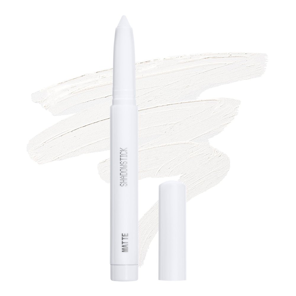 about-face Shadowstick Long-Wear Cream Eyeshadow Stick Matte & Pearly Finishes Vegan, Cruelty-Free, Clean Beauty 0.049 oz (Oxide- Matte White)