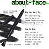 about-face Shadowstick  Long-Wear Cream Eyeshadow Stick  Matte & Pearly Finishes  Vegan, Cruelty-Free, Clean Beauty  0.049 oz (Kill The Lights- Matte Black) view 4