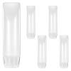 1oz Refillable Toothpaste Tubes, 5 Pcs Travel Size Bottles, Travel Toothpaste Container, Squeeze Bottle With Flip Cap, Reusable Mini Lotion Bottles, Makeup Containers, Empty Lotion Dispensers view 1
