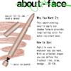 about-face Shadowstick  Long-Wear Cream Eyeshadow Stick  Matte & Pearly Finishes  Vegan, Cruelty-Free, Clean Beauty  0.049 oz (Miracle Mimosa) view 4
