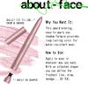about-face Shadowstick  Long-Wear Cream Eyeshadow Stick  Matte & Pearly Finishes  Vegan, Cruelty-Free, Clean Beauty  0.049 oz (Baroque- Pearly Pink Ice) view 4