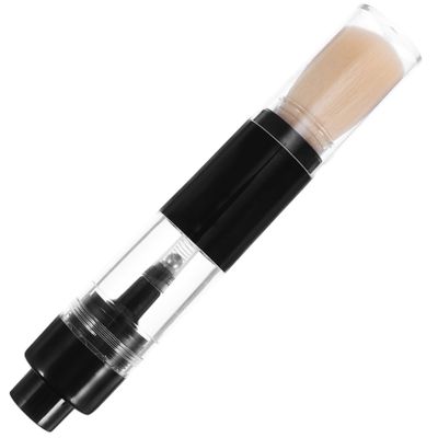 BATHVEVE Portable Refillable Makeup Brush Multi-Function Powder Brush for Loose and Pressed Powder for Women Travel-Friendly Face Makeup Tool