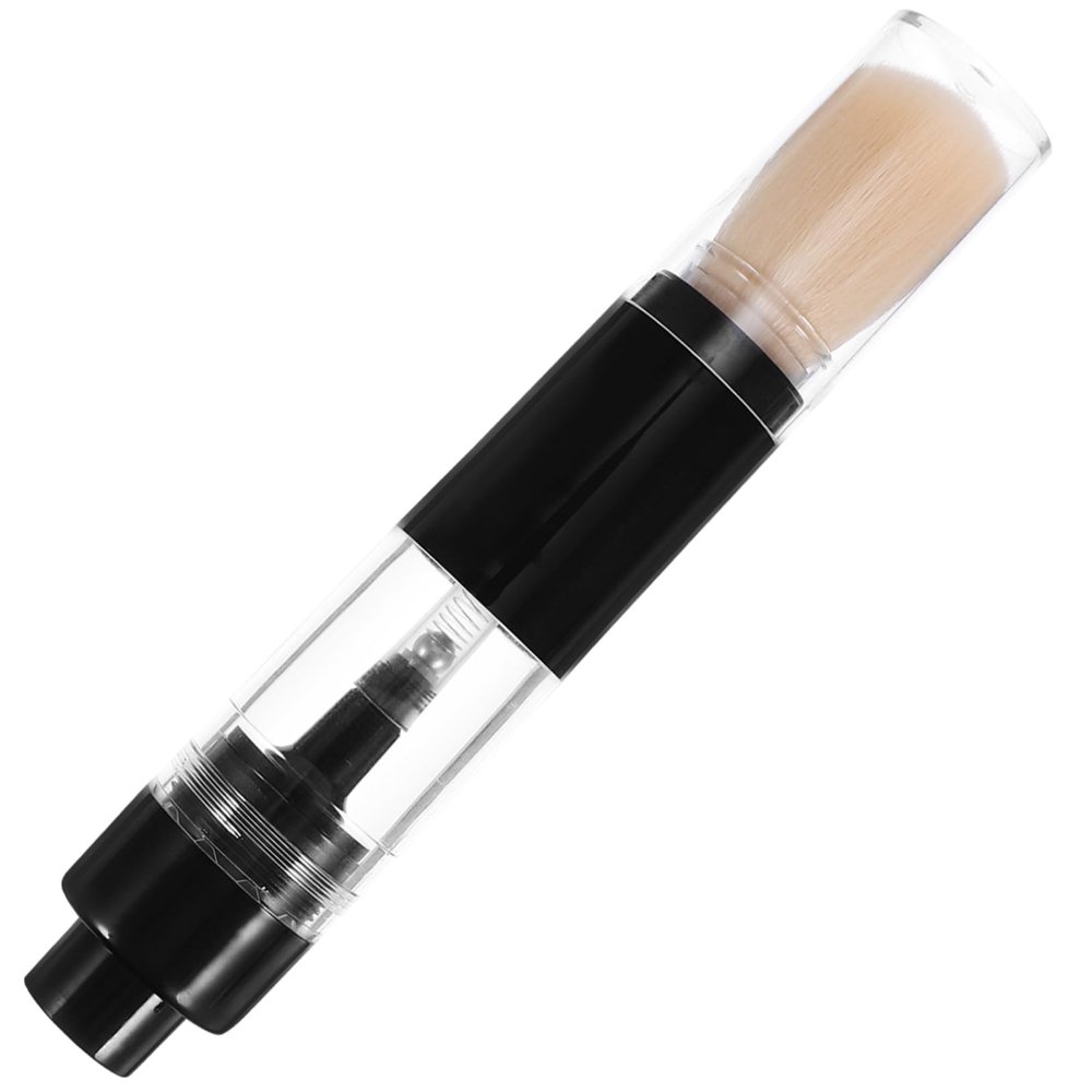 BATHVEVE Portable Refillable Makeup Brush Multi-Function Powder Brush for Loose and Pressed Powder for Women Travel-Friendly Face Makeup Tool