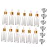 PENIKOKO 24pcs Essential Oil Dropper Bottles Glass Plastic Bulk Empty Bottles for Diy Aromatherapy Perfumes Beard Hair Oils view 1