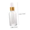 PENIKOKO 24pcs Essential Oil Dropper Bottles Glass Plastic Bulk Empty Bottles for Diy Aromatherapy Perfumes Beard Hair Oils view 2