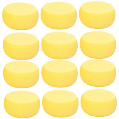 BATHVEVE 24Pcs Soft Round Makeup Sponge Portable Face Cleansing Sponges for Gentle Absorbent Facial Cleansing for Travel Daily Use Design
