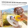 BATHVEVE 24Pcs Soft Round Makeup Sponge Portable Face Cleansing Sponges for Gentle Absorbent Facial Cleansing for Travel Daily Use Design view 4