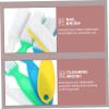 FRCOLOR 4pcs Nail Brush with Long Handle Durable Plastic Cleaning Scrubbing Tool for Nail Makeup Random Pattern for Fingernail and Toenail Care view 2