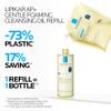 Bundle of La Roche-Posay Lipikar AP+ Gentle Foaming Cleansing Oil 400ML + Refill, Gentle Oil Cleanser for Face and Body Formulated with Niacinamide, Long-Lasting 24-hour Hydration view 2