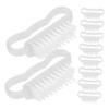 EPIGEIST 10Pcs Reusable Nail Cleaning Brush Wear Resistant Fingernail Scrubber for Home and Salon Use for Nail Art and Dirt Removal Comfortable Grip and Durable Design view 1