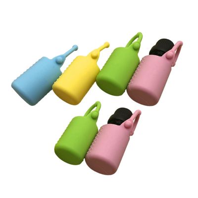 BATHVEVE 6pcs Silicone Bottle Cover Essential Oil Protective Case for Travel Rollers