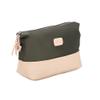 THINGS REMEMBERED Debossed Green Nylon Dopp Kit  Personalized Toiletry Bag with Interior Pockets  Vegan Leather Accents view 2