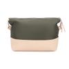 THINGS REMEMBERED Debossed Green Nylon Dopp Kit  Personalized Toiletry Bag with Interior Pockets  Vegan Leather Accents view 4