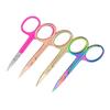 Beaupretty Stainless Steel Nose Hair Scissors 4-Piece Set Curved Blades for Precise Eyebrow Trimming and Nose Hair Grooming Suitable for Personal Care and Detailing view 3