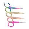 Beaupretty Stainless Steel Nose Hair Scissors 4-Piece Set Curved Blades for Precise Eyebrow Trimming and Nose Hair Grooming Suitable for Personal Care and Detailing view 4