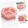 PACKOVE Silicone Powder Puff Storage Case for Travel Dustproof Portable Makeup Sponge Holder Breathable Cosmetic Puff Organizer for Beauty Enthusiasts view 4