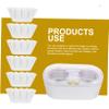 Ciieeo 50Pcs Leakproof Wax Melt Warmer Liners Set High Temperature Resistant Paper Trays for Electric Wax Warmers for Home Office and Scented Melting view 3