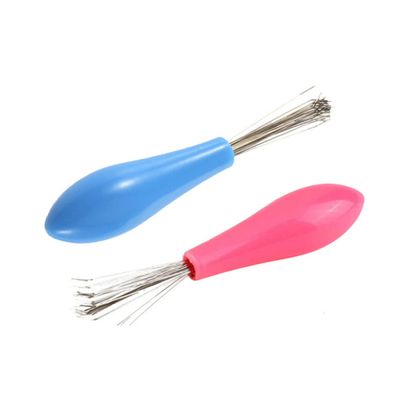 Beaupretty Hair Brush Cleaner Tool with Handle Hair Remover for All Types of Brushes Easy to Use Lightweight and Portable for Travel Random Color Random Color