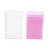 FRCOLOR Professional Eyelash Graft Cleaning Pads Glue Wiping Wash Rags for Makeup Per Box for Salons Cosmetology Schools and Personal Use view 1