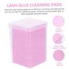FRCOLOR Professional Eyelash Graft Cleaning Pads Glue Wiping Wash Rags for Makeup Per Box for Salons Cosmetology Schools and Personal Use view 3