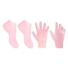 LOLIPPYY 1Set Moisturizing Socks and Gloves for Foot and Hand Care Pink Hydrating Socks for Cracked Heels Material Prevent Dryness and Protect Skin Socks view 1
