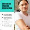 AmLactin Calm & Renew Lotion - Therapeutic Body and Face Moisturizer for Sensitive Skin - No-Scrub Exfoliator and Body Lotion for Dry Skin with Lactic Acid AHA and Soothing Ginger Root, 14.1 oz view 3