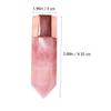 BATHVEVE Pink Quartz Face Massager Gua Sha Tool Essential Oil Bottle Crystal Roller for Women Facial Skincare and Relaxation for Personal Spa and Self-Care view 2