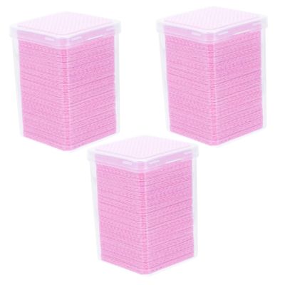 FRCOLOR Eyelash Glue Cleaning Cloths 600pcs Professional Wiping Sheets for Glue Bottles for Eyelash Extension Artists and Salons