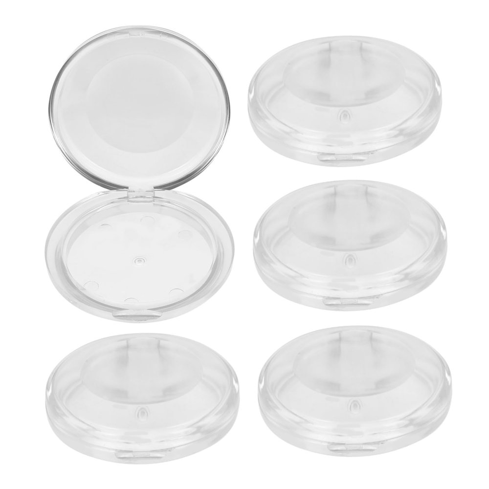 LIFKOME 5Pcs Transparent Plastic Eyelash Storage Cases Durable False Eyelash Organizer for Easy Access and Maintenance for Christmas Valentine Day and More