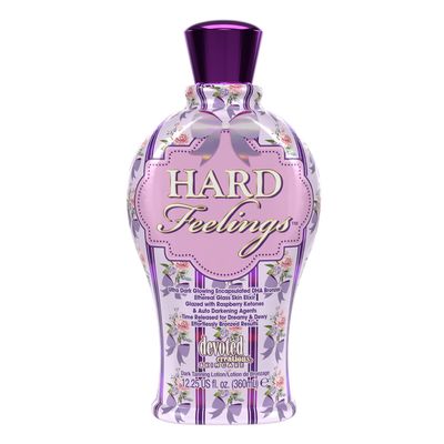 Devoted Creations Hard Feelings - Ultra Dark Glowing Encapsulated DHA Bronzer Dark Tanning Lotion
