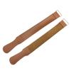 FOMIYES 2PCS Leather Razor Strop Set Durable Pure Cowhide Polishing Cloth for Straight Razors Barber Tools and Fine Edges for Shaving Skinning and Scissor Blades view 1