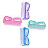 BESTYASH 4pcs Multi-functional Double-sided Nail Brush Set for Manicure and Pedicure Cleaning Grip Design Compact for Travel and Home Use view 1