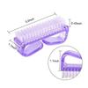 BESTYASH 4pcs Multi-functional Double-sided Nail Brush Set for Manicure and Pedicure Cleaning Grip Design Compact for Travel and Home Use view 2
