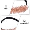 Beavorty 2Pcs Rhinestone Beaded Hair Bun Maker for Women DIY Hair Styling Accessories Easy to Use for Elegant Updos and French Twists view 2